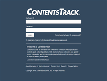 Tablet Screenshot of contentstrack.com